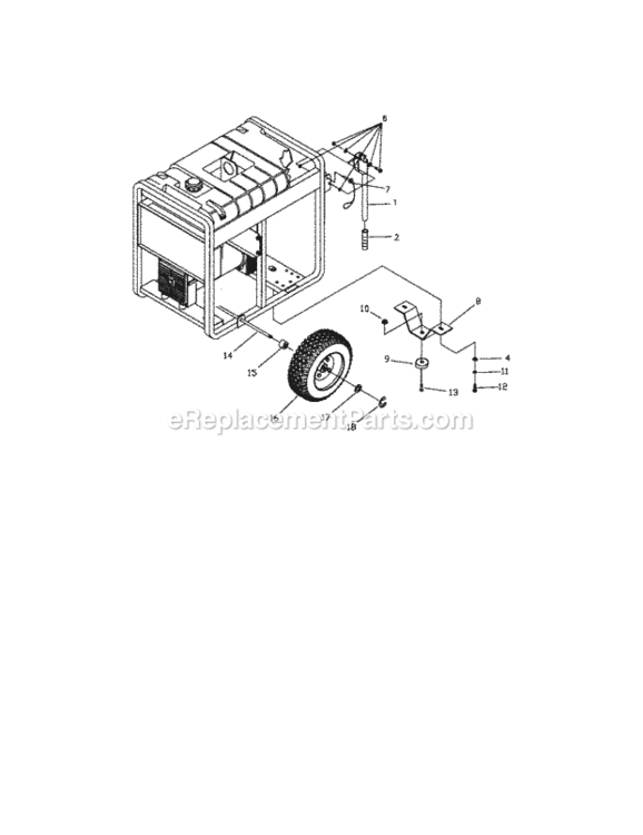 Page C Diagram and Parts List for 580328310  Craftsman Generator
