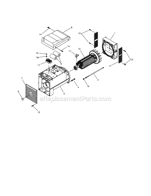 Page D Diagram and Parts List for 580328310  Craftsman Generator