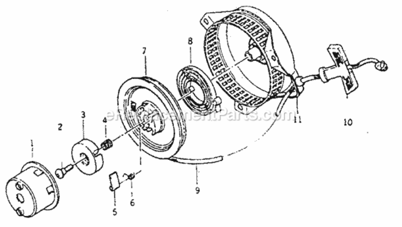 Page E Diagram and Parts List for 580328320  Craftsman Generator