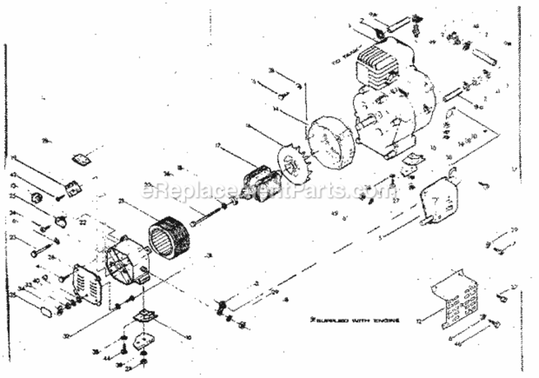 Page A Diagram and Parts List for 580328321  Craftsman Generator