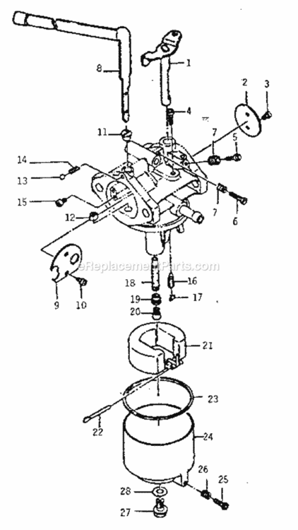 Page E Diagram and Parts List for 580328340  Craftsman Generator