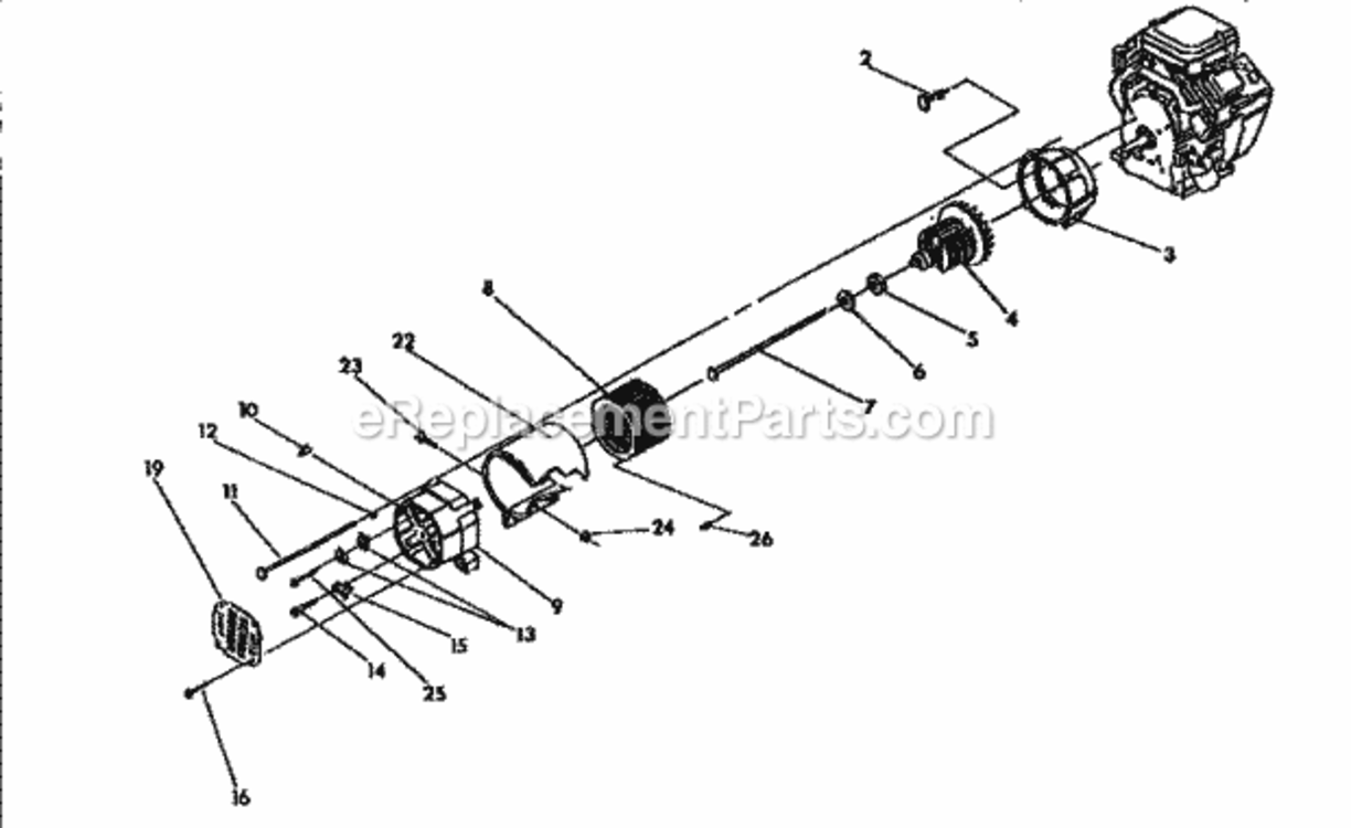 Page D Diagram and Parts List for 580328391  Craftsman Generator