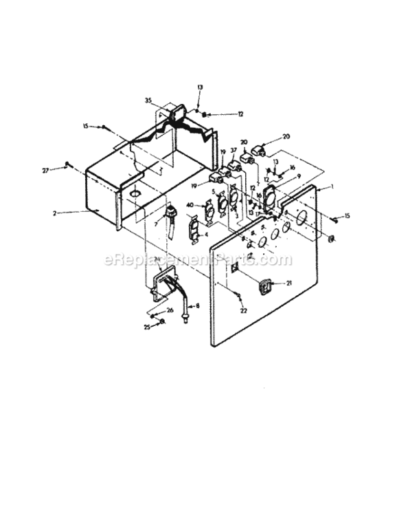 Page B Diagram and Parts List for 580328392  Craftsman Generator