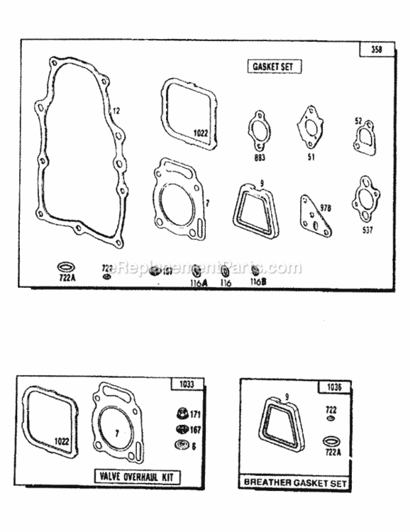 Page F Diagram and Parts List for 580328392  Craftsman Generator
