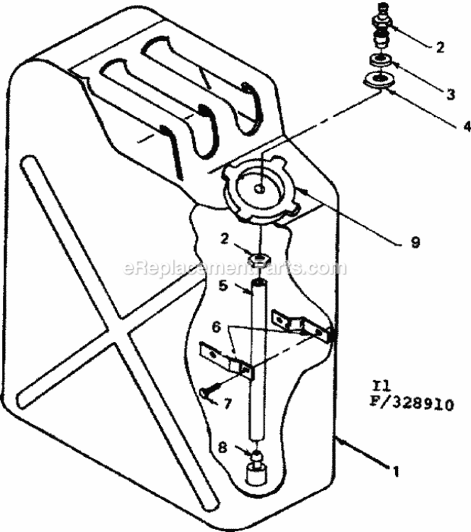 Page I Diagram and Parts List for 580328910  Craftsman Generator