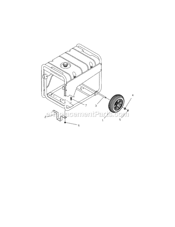 Page D Diagram and Parts List for 580675612  Craftsman Generator