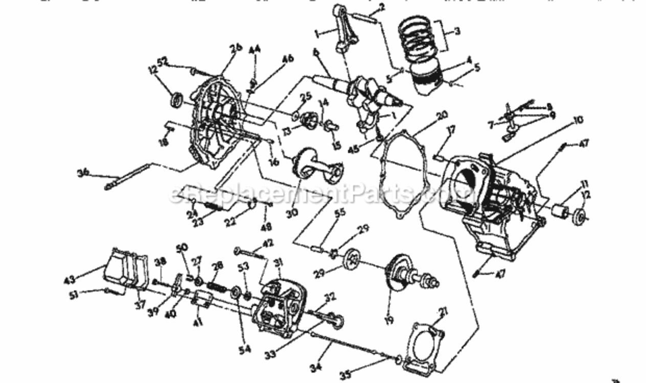 Page B Diagram and Parts List for 580676551  Craftsman Generator