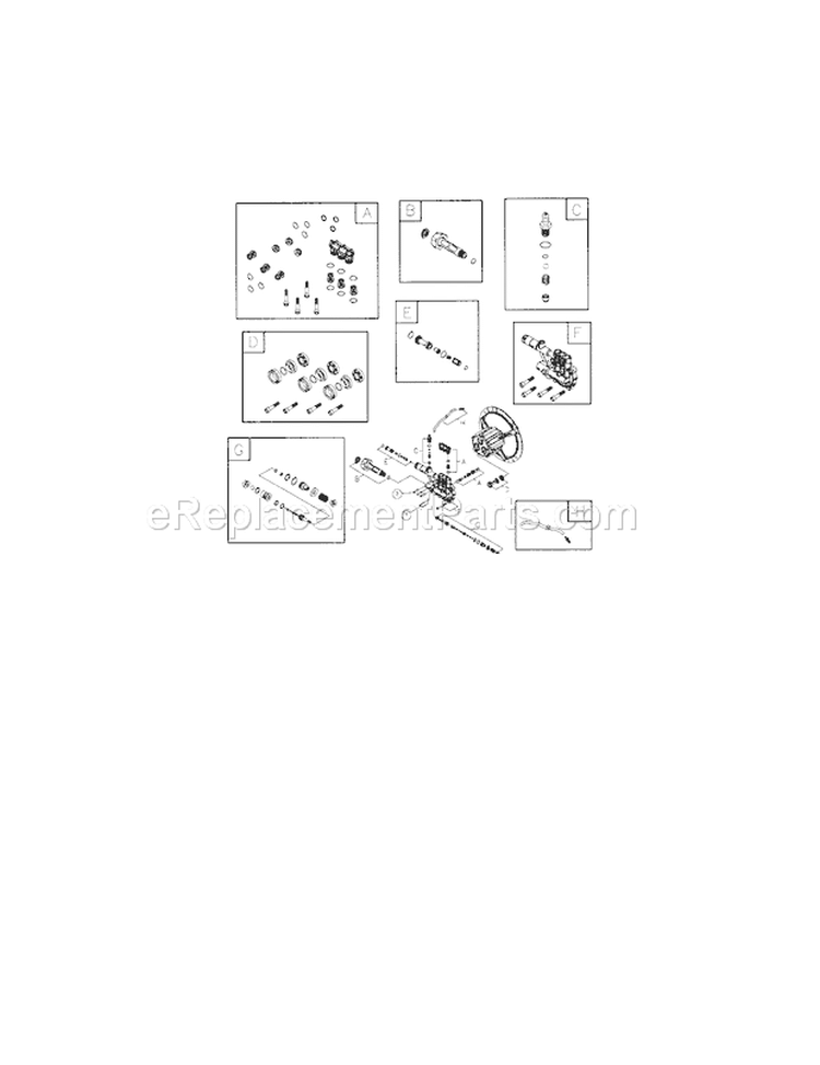 Pump Diagram and Parts List for 580676642  Craftsman Pressure Washer