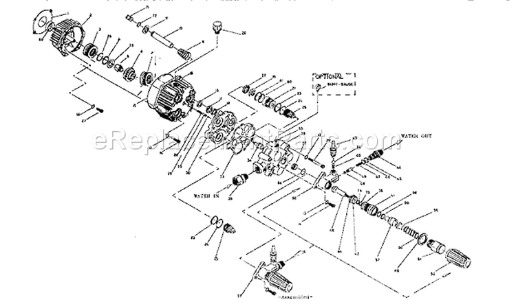 Check Valve Diagram and Parts List for 580742780  Craftsman Pressure Washer