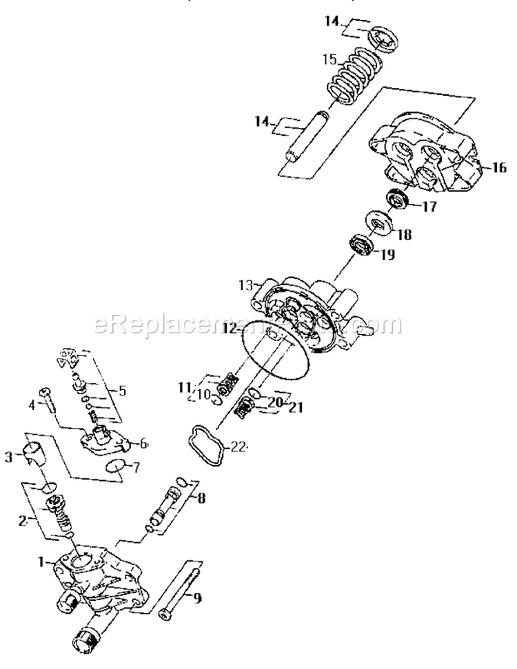 Page B Diagram and Parts List for 580751300  Craftsman Pressure Washer