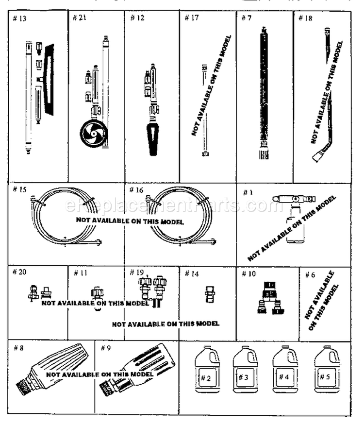 Page D Diagram and Parts List for 580751320  Craftsman Pressure Washer