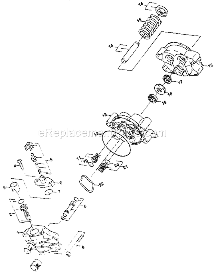 Page C Diagram and Parts List for 580751330  Craftsman Pressure Washer
