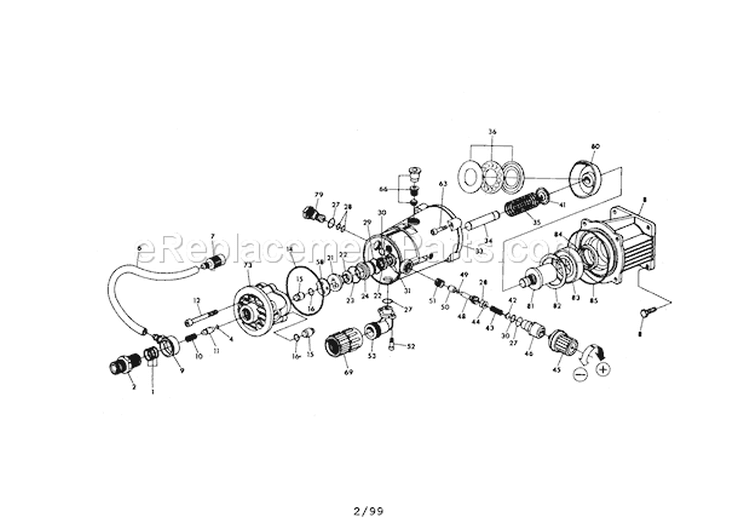 Page B Diagram and Parts List for 580751350  Craftsman Pressure Washer