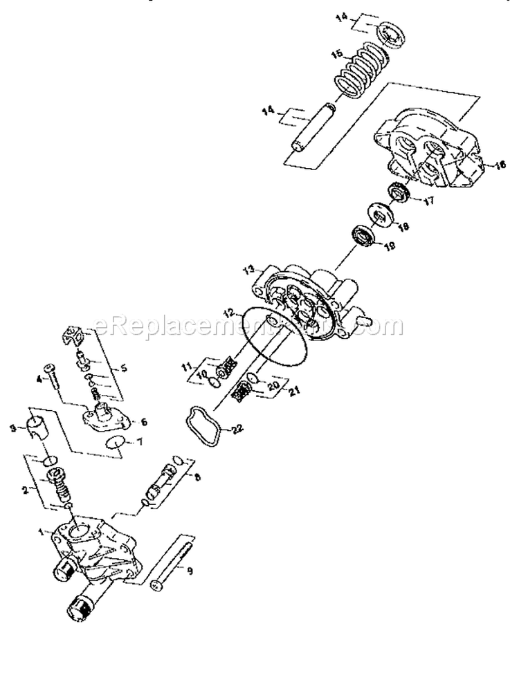 Page B Diagram and Parts List for 580751400  Craftsman Pressure Washer