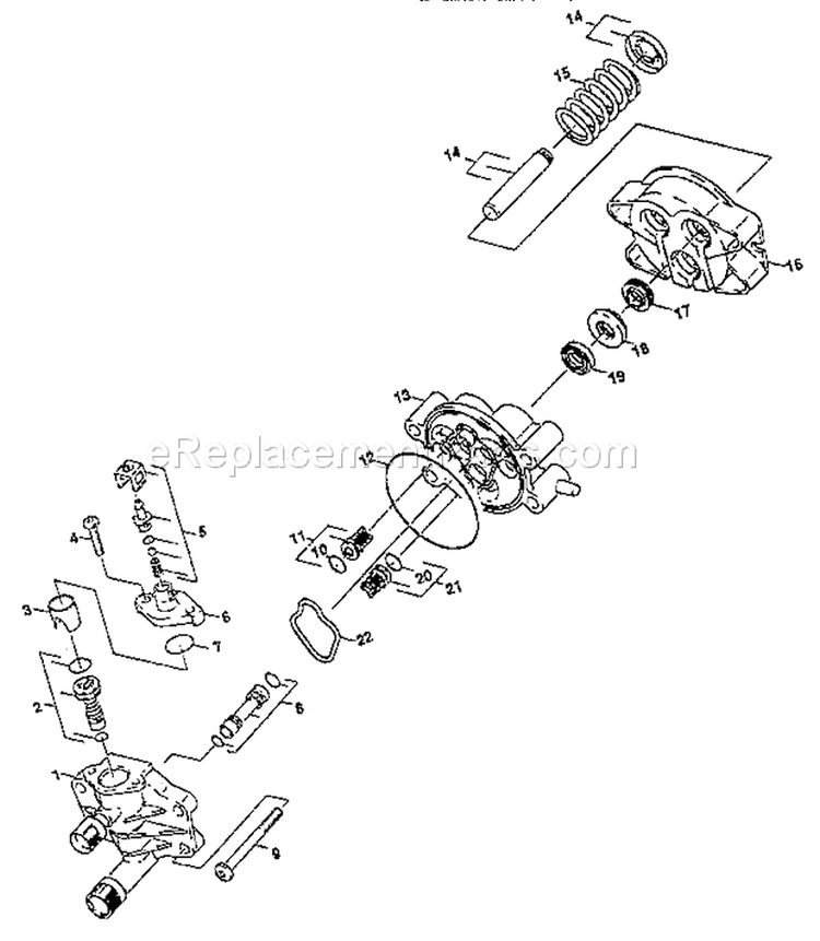 Page C Diagram and Parts List for 580751410  Craftsman Pressure Washer