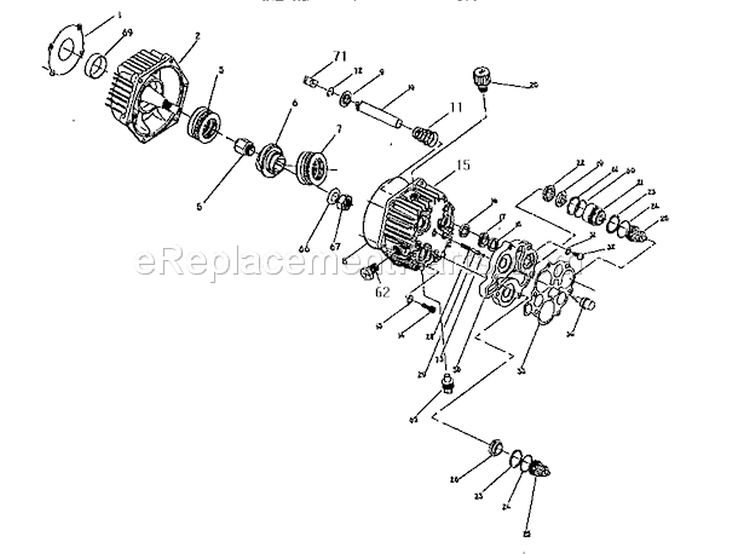 Page B Diagram and Parts List for 580751650  Craftsman Pressure Washer
