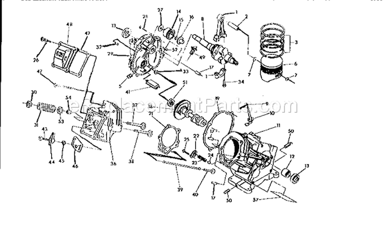 Page E Diagram and Parts List for 580751650  Craftsman Pressure Washer