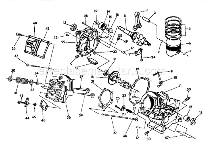 Page B Diagram and Parts List for 580751780  Craftsman Pressure Washer