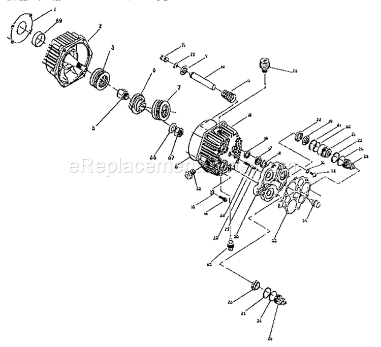 Page C Diagram and Parts List for 580751782  Craftsman Pressure Washer