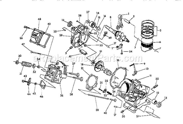 Page E Diagram and Parts List for 580751782  Craftsman Pressure Washer