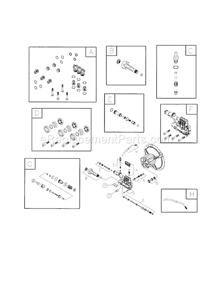 Pump Diagram and Parts List for 580752110  Craftsman Pressure Washer