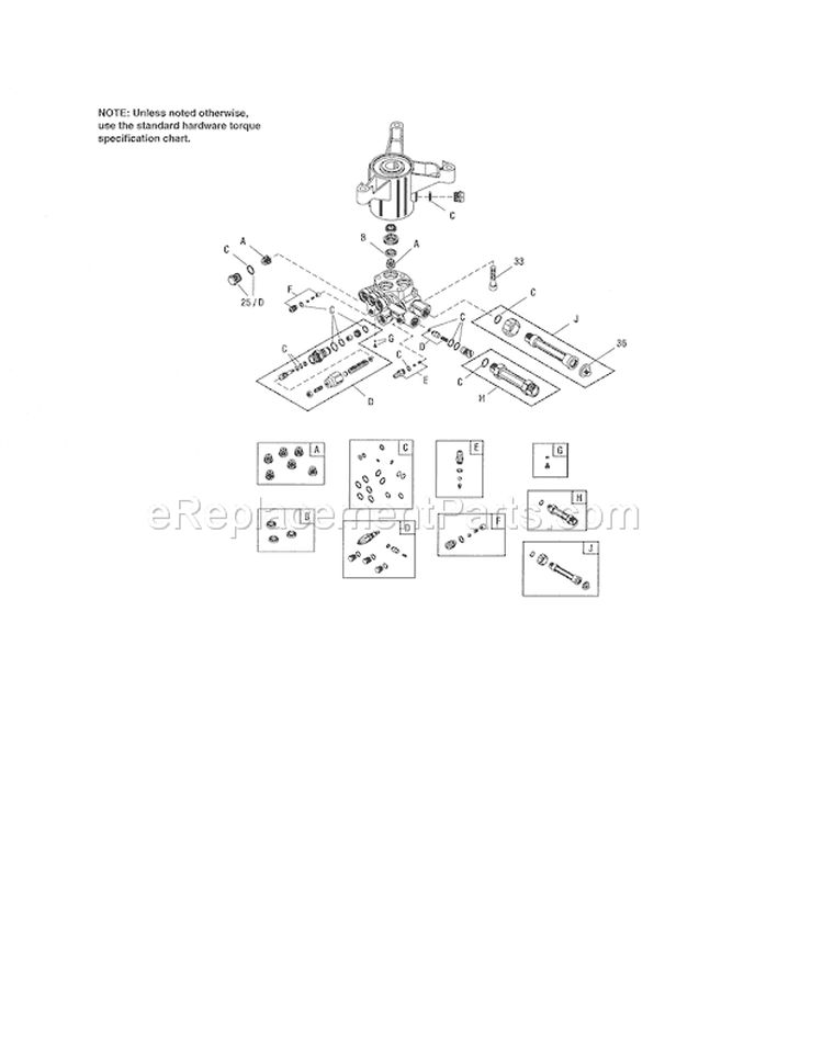Page B Diagram and Parts List for 580752450  Craftsman Pressure Washer