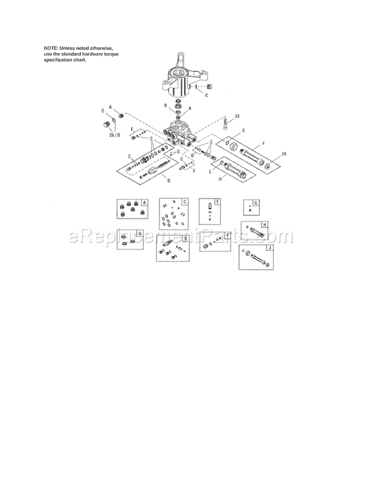 Page B Diagram and Parts List for 580752490  Craftsman Pressure Washer