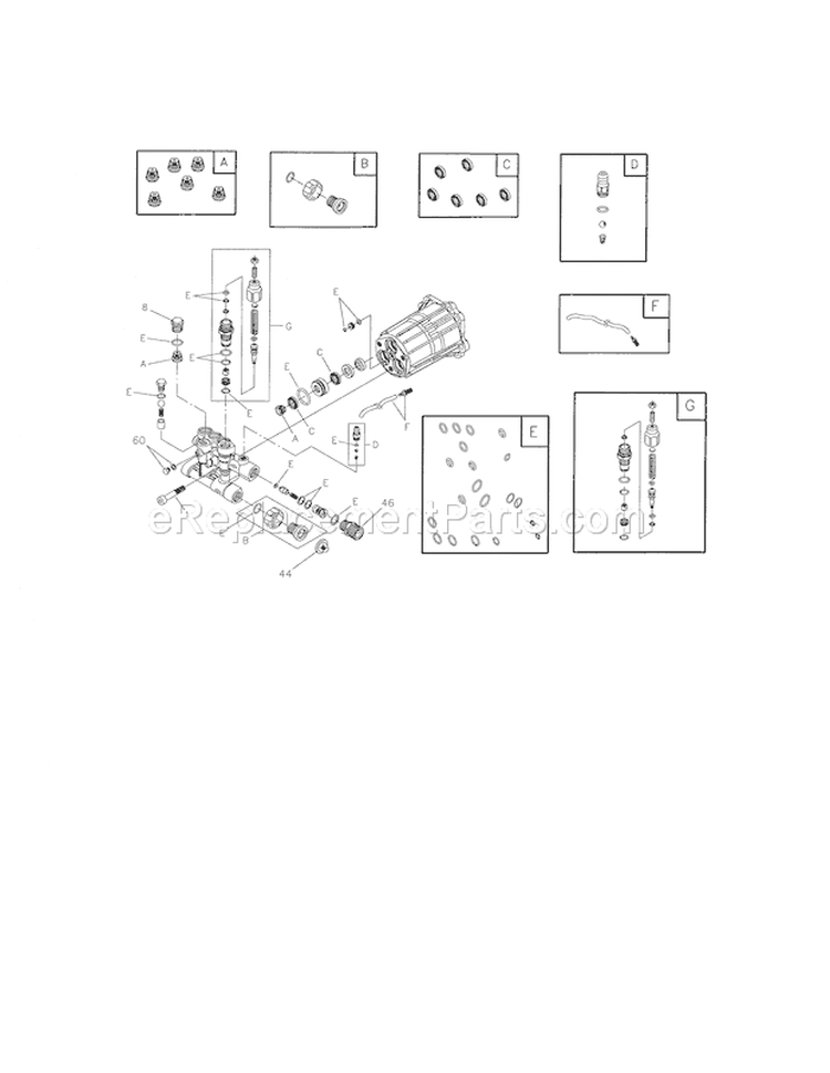 Page B Diagram and Parts List for 580752591  Craftsman Pressure Washer