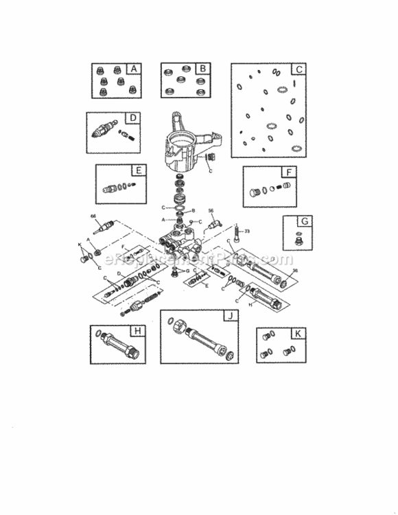 Page B Diagram and Parts List for 580754880  Craftsman Pressure Washer