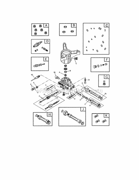 Page B Diagram and Parts List for 580754930  Craftsman Pressure Washer