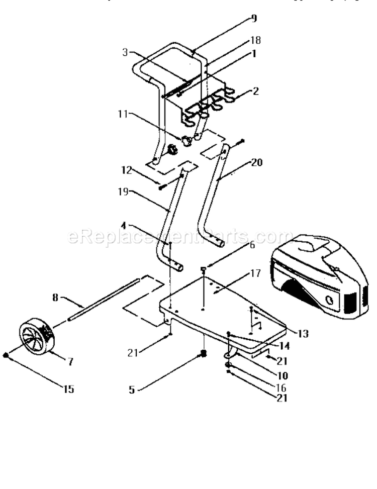 Page C Diagram and Parts List for 580760210  Craftsman Pressure Washer