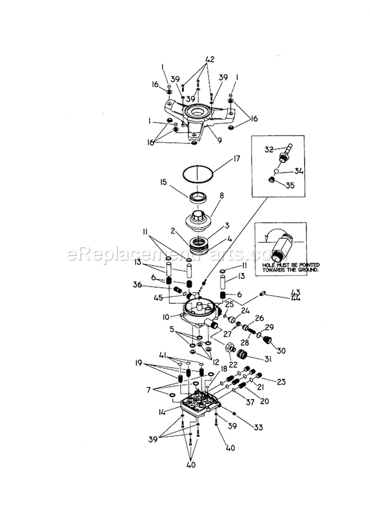 High Pressure Washer Diagram and Parts List for 580761810  Craftsman Pressure Washer