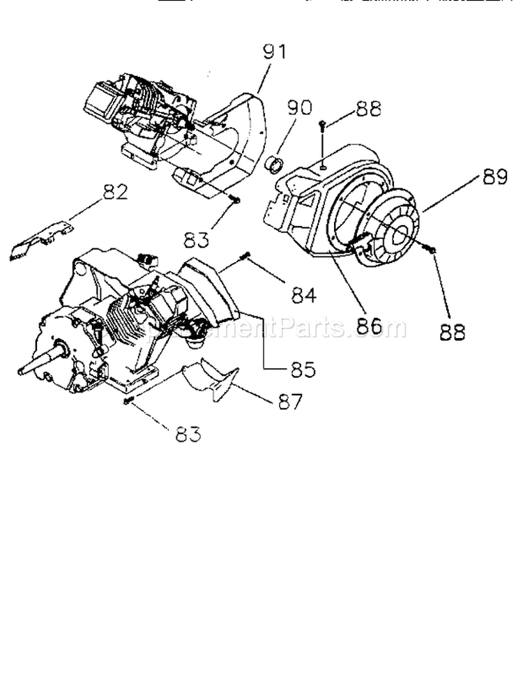 Page C Diagram and Parts List for 580762600  Craftsman Pressure Washer