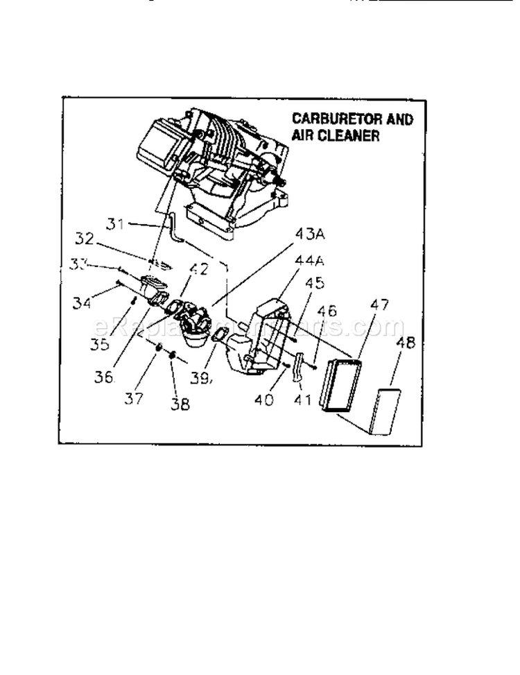 Page E Diagram and Parts List for 580762600  Craftsman Pressure Washer