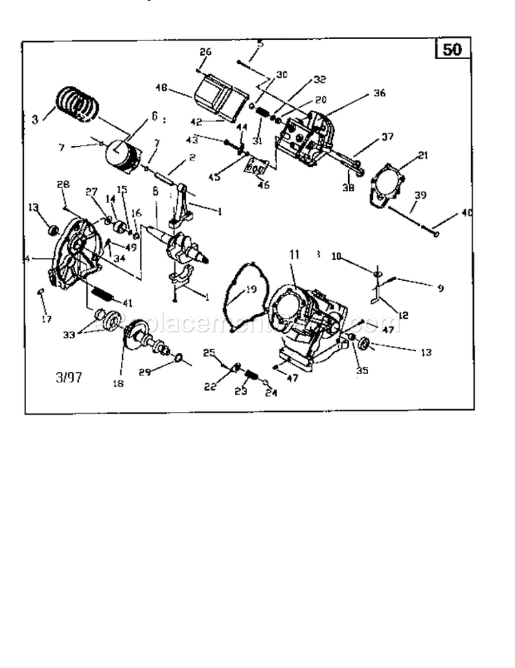Page A Diagram and Parts List for 580763000  Craftsman Pressure Washer