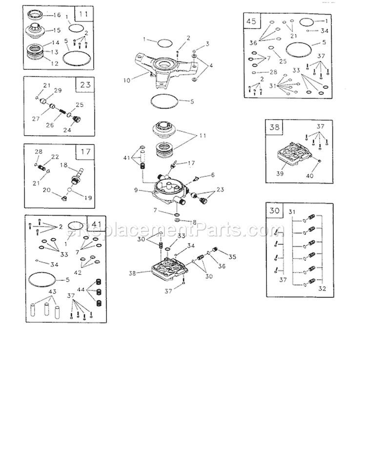 Housing Diagram and Parts List for 580767100  Craftsman Pressure Washer