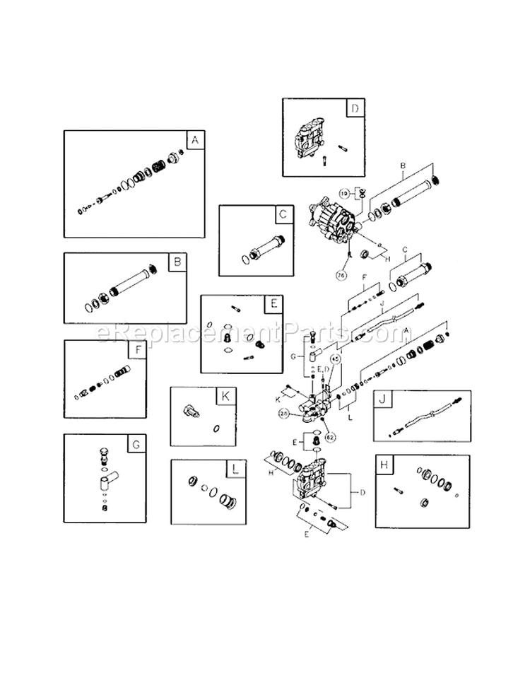 Page B Diagram and Parts List for 580767451  Craftsman Pressure Washer