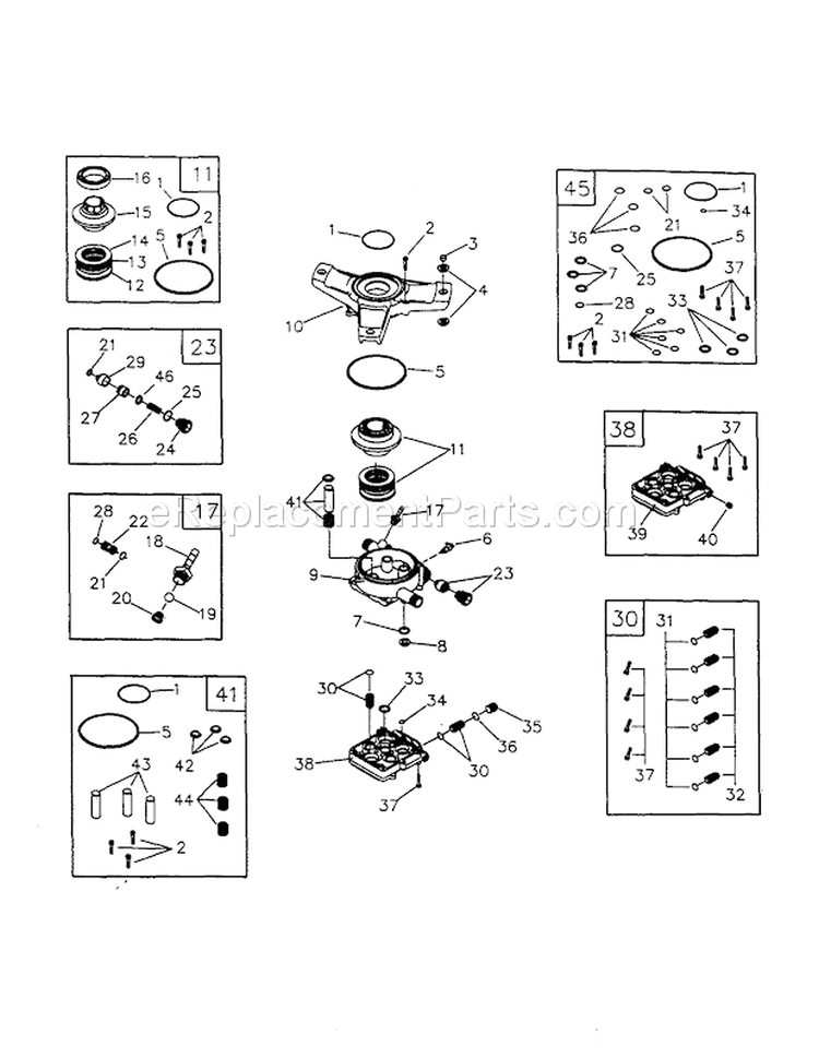 Page B Diagram and Parts List for 580768210  Craftsman Pressure Washer