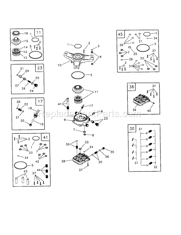 Pump Diagram and Parts List for 580768311  Craftsman Pressure Washer