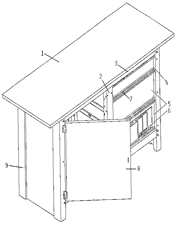 Unit Parts Diagram and Parts List for 65520  Craftsman Tool Stand & Cart
