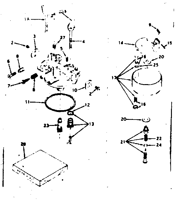 Carburetor Diagram and Parts List for 143599062  Craftsman Engine