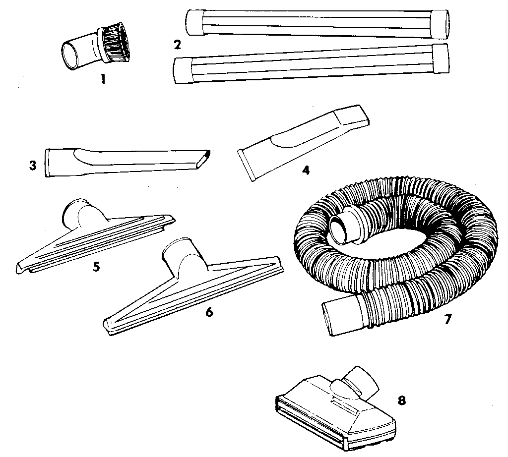 2-1/2" Diameter Plastic Accessories Diagram and Parts List for 113179720  Craftsman Filters & Accessories