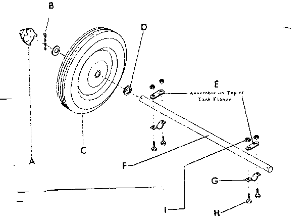 Undercarriage Assembly For 30 Gallon Cart Diagram and Parts List for 98564530  Craftsman Sprayer