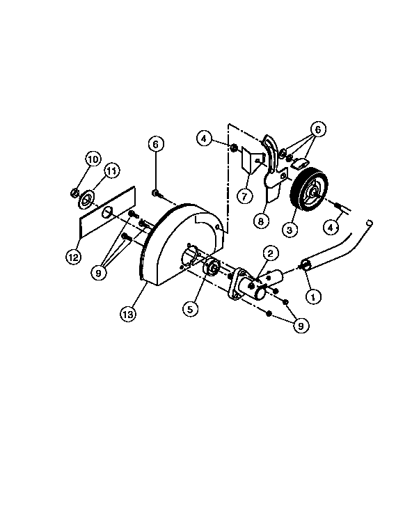 Lower Boom Diagram and Parts List for 316797380  Craftsman Trimmer