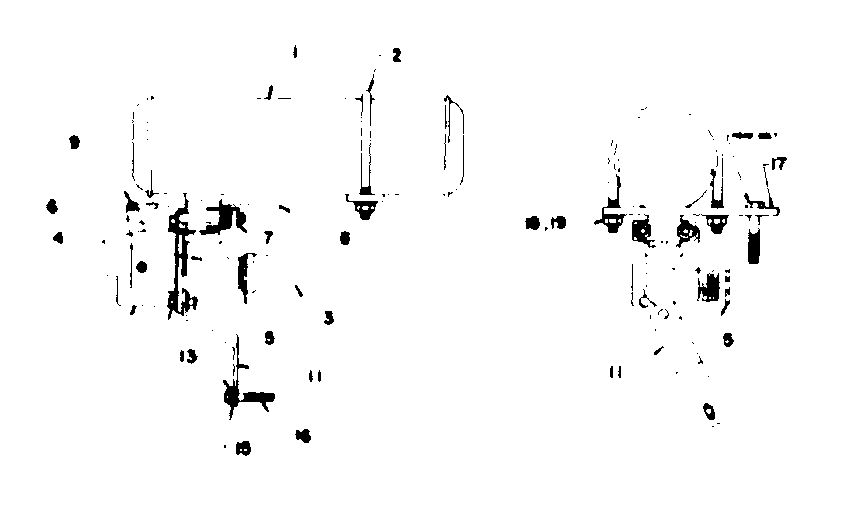 Muffler Assembly Diagram and Parts List for 58056040  Craftsman Engine