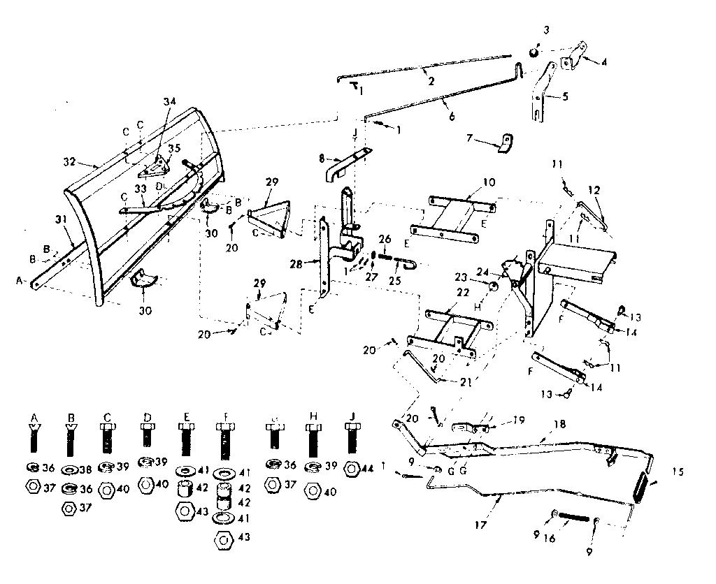 Replacement Parts Diagram and Parts List for 917253331  Craftsman Lawn Tractor