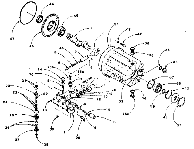 5272237 (p-610) Pump Diagram and Parts List for 74310  Craftsman Pressure Washer