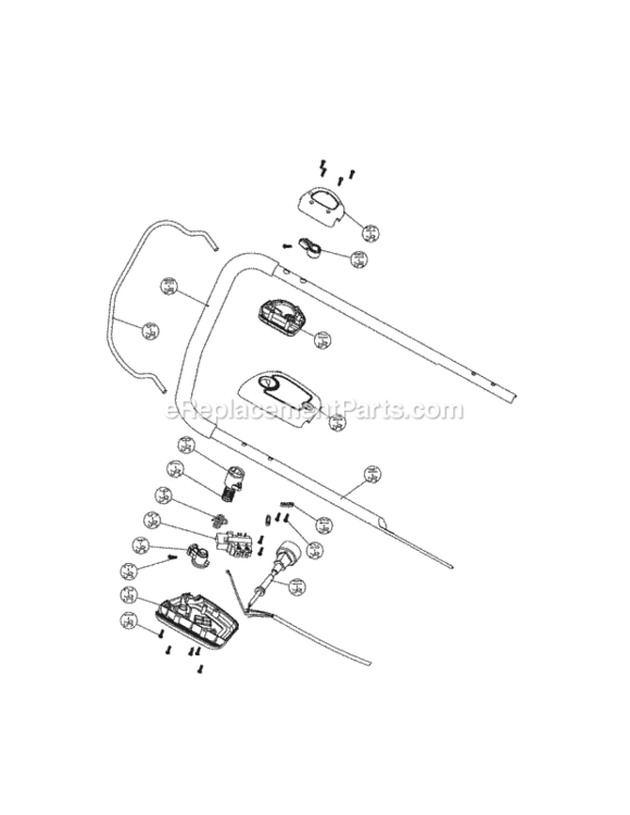 Page B Diagram and Parts List for 6073308  Craftsman Lawn Mower