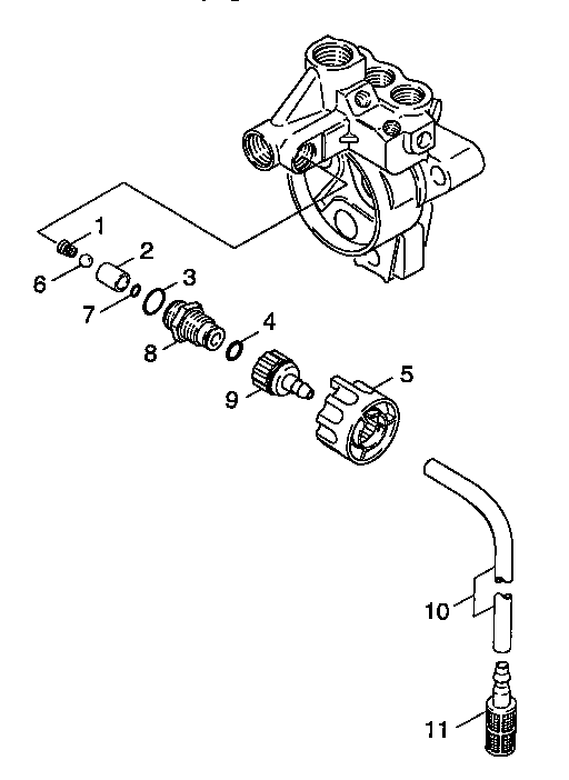 Chemistery Diagram and Parts List for 74271  Craftsman Pressure Washer