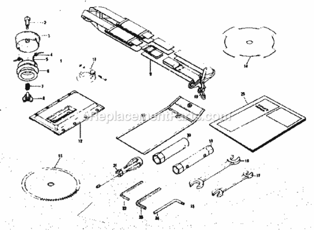 Page D Diagram and Parts List for 636795456  Craftsman Trimmer